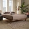 Baxton Studio Kaia Walnut Brown Finished Wood King Size Platform Bed Frame 156-9476 - alternate 6